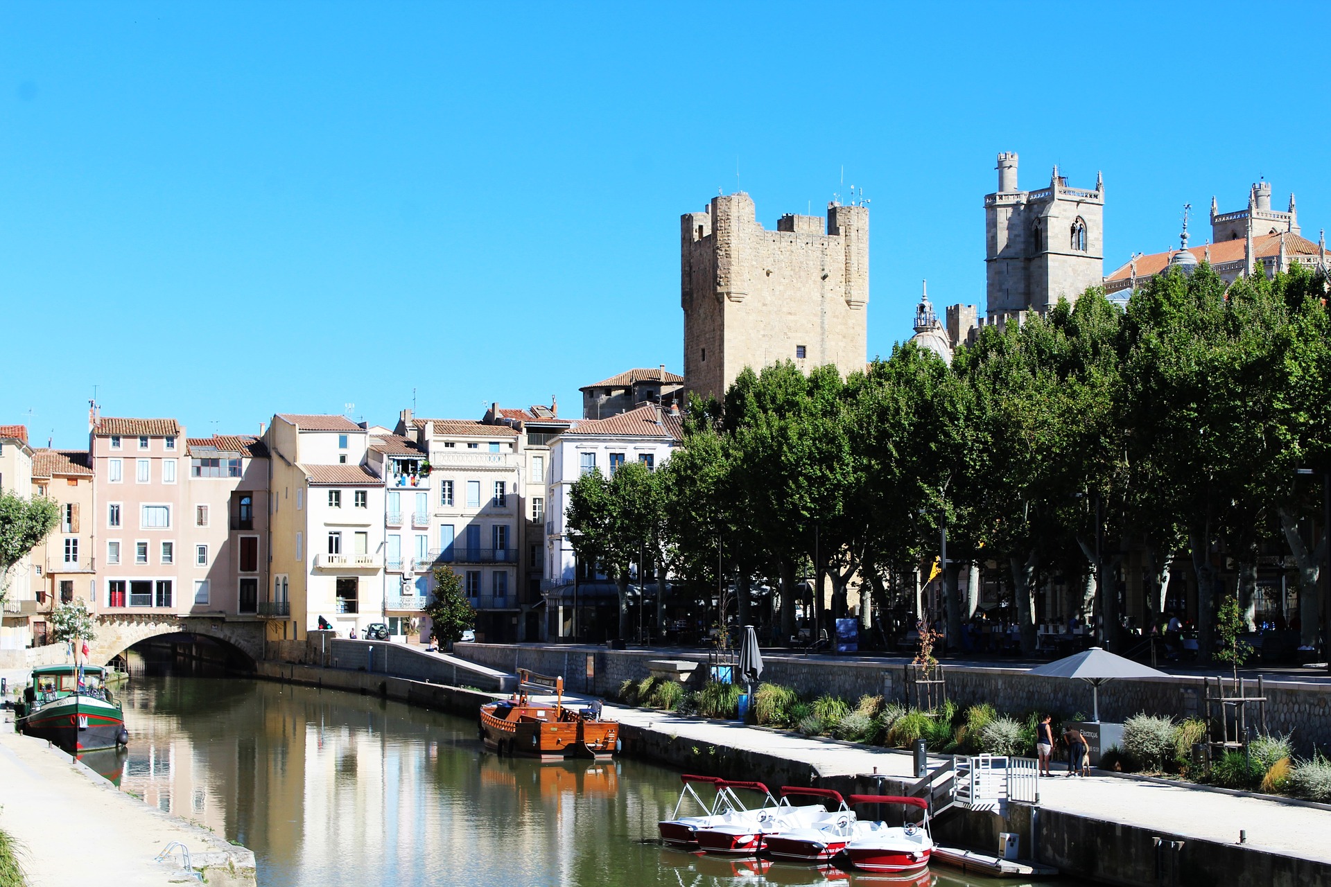 NARBONNE & LE CANAL DE LA ROBINE (GRP) Agence de Voyages Cars Verts